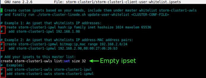 Master ipset