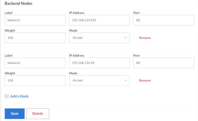 Adding another backend to the NodeBalancer&rsquo;s configuration.