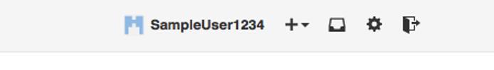 GitHub username icon.