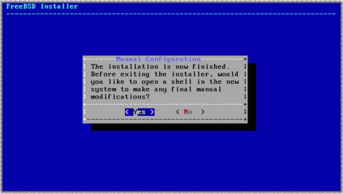FreeBSD Manual Configuration