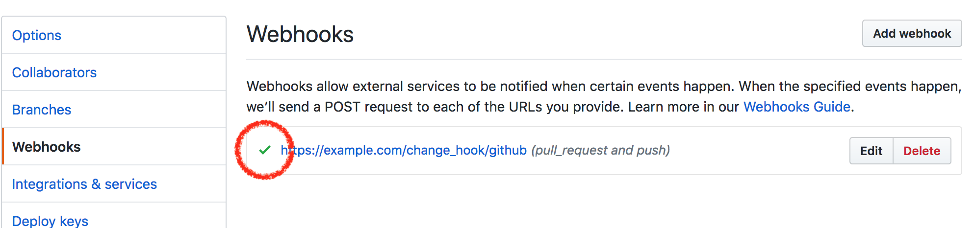 GitHub Webhook Success