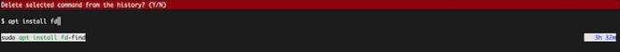 Deleting a file in McFly